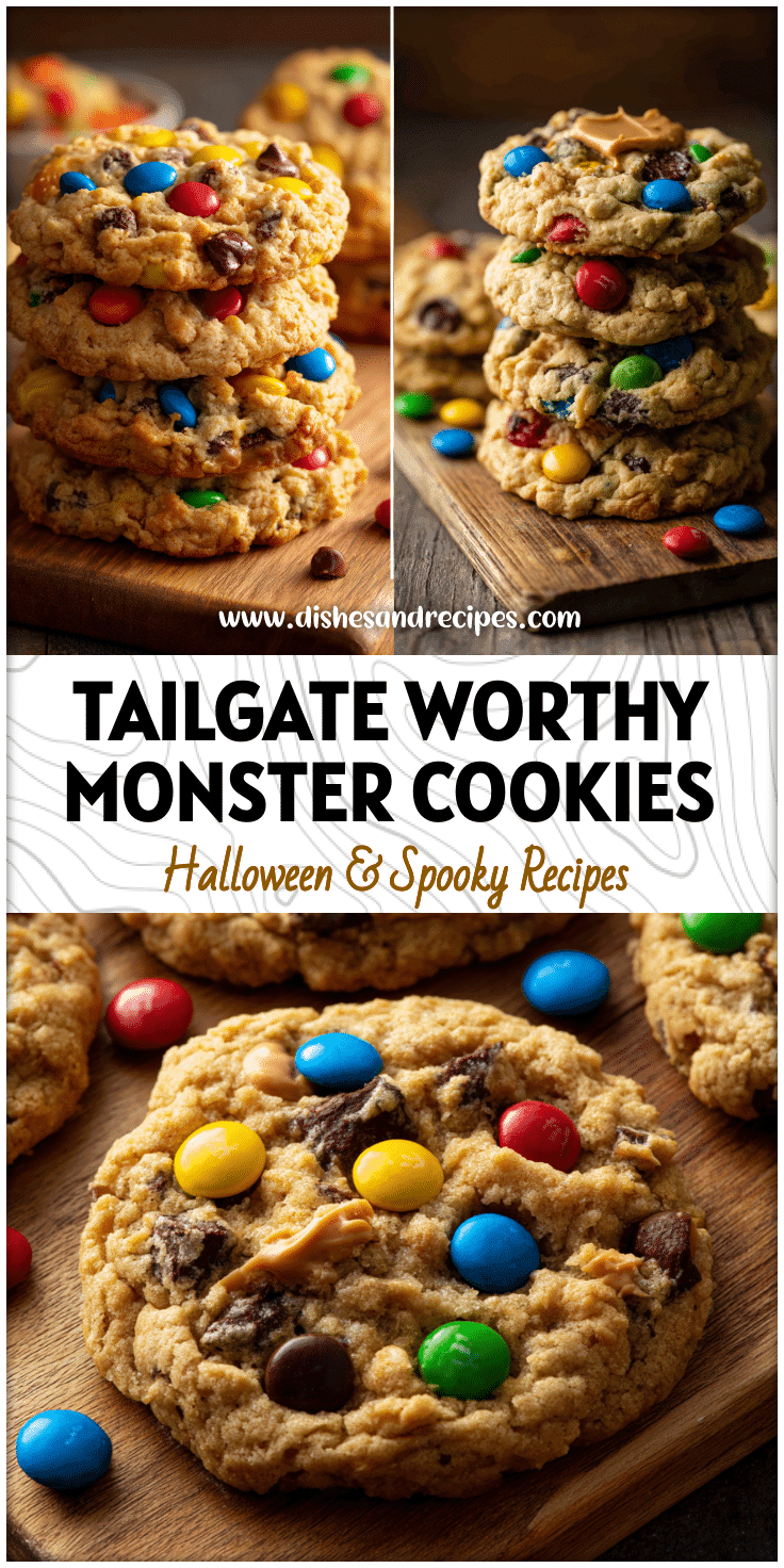 Tailgate-Perfect Thick Monster Cookies – A Kids Favorite Treat
